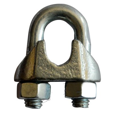 Zinc Finish US Type Galv Malleable Wire Rope Clips For Industry Applications