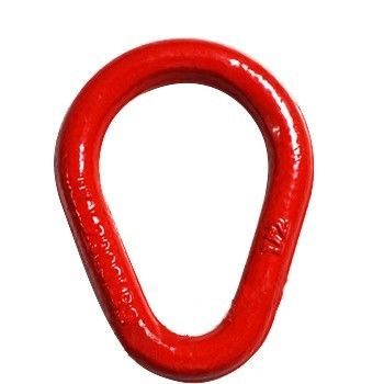 Heavy Duty Galvanized Pear Link Steel Weldless Sling Link For Industrial