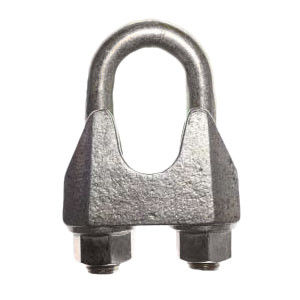 Wire Rope Clamps DIN 1142 8mm Stainless Steel Fitting Clip For ZINC Finish Clamps