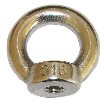 JIS Standard Galvanized Carbon Steel Eye Nut For Marine Fastener Drop