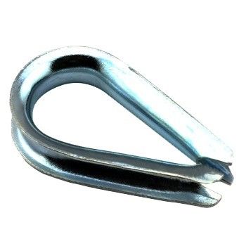 Hot Dip Galvanized G-411 Thimble For Standard Custom Stainless Steel Wire Rope
