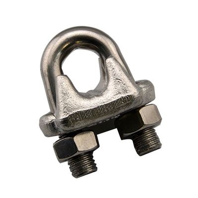 Water Treatment Stainless Steel Wire Rope Clip With ZINC Plated Finish Coating