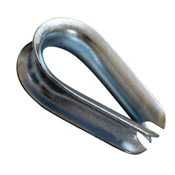 Heavy Duty Stainless Steel Wire Rope Thimbles DIN6899 For Customized Size Rigging