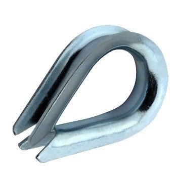 Galvanized Stainless Steel Wire Rope Thimbles DIN6899 Heavy Duty Thimble