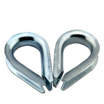 Galvanized Stainless Steel Wire Rope Thimbles DIN6899 Heavy Duty Thimble