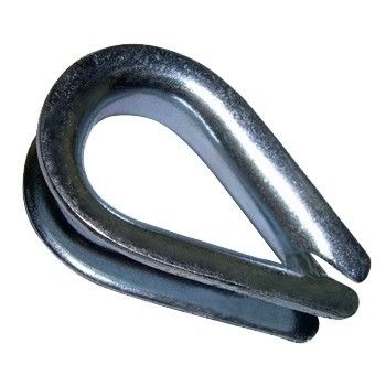 Galvanized Stainless Steel Wire Rope Thimbles DIN6899 Heavy Duty Thimble
