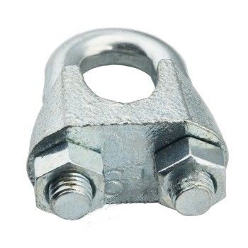 DIN 741 Malleable Wire Rope Clips In Stainless Steel For Custom Dimensions