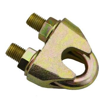 Stainless Steel DIN 1142 Malleable Wire Rope Clips For Customized Oil Gas Industry