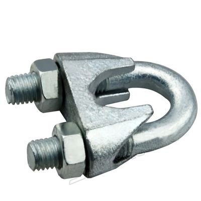 Zinc Finish US Type Galv Malleable Wire Rope Clips For Industry Applications