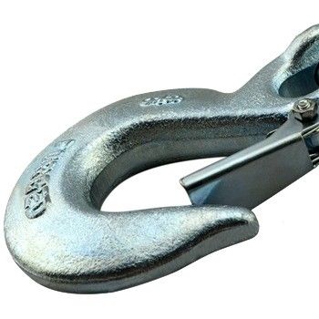 Metal Safety Latch Drop Forged Lifting Eye Hook For Outdoor Climbing Activity