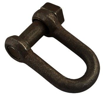 Galvanized CE Forged Pin Bow D Square Head Screw Pin Trawling Shackles