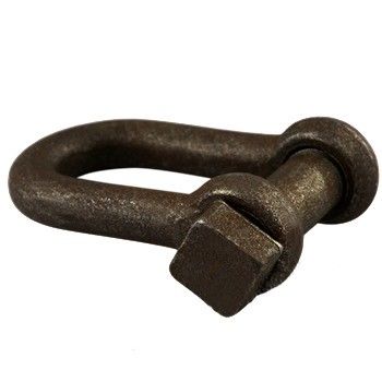 Galvanized CE Forged Pin Bow D Square Head Screw Pin Trawling Shackles