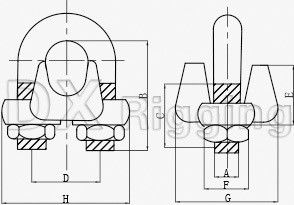 Customized Forged Steel Wire Rope Fitting For Heavy Industry Applications