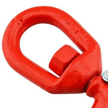 Plain Finish High Strength Steel Forklift Lifting Hoist Swivel Hook