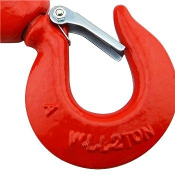 Plain Finish High Strength Steel Forklift Lifting Hoist Swivel Hook